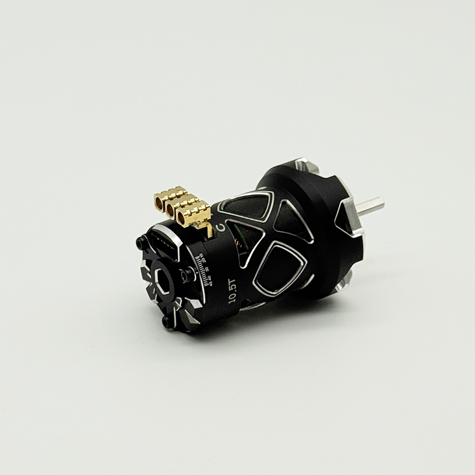 Furitek NANODRIVE 380 – 10.5T Sensored Brushless Motor for 1/10 Drift Cars (Black Edition)
