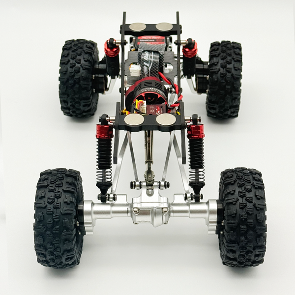 CAYMAN PRO V2 4x4 1/18 PREMIUM RC CRAWLER w/ TX/RX BLACK WITH FLAMES VERSION