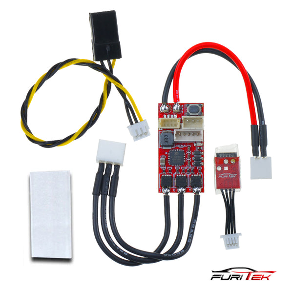 COMBO OF FURITEK LIZARD V2 20A/40A BRUSHED/BRUSHLESS ESC FOR KYOSHO MINIZ 4X4 AND AXIAL SCX24 WITH  WIRELESS APP