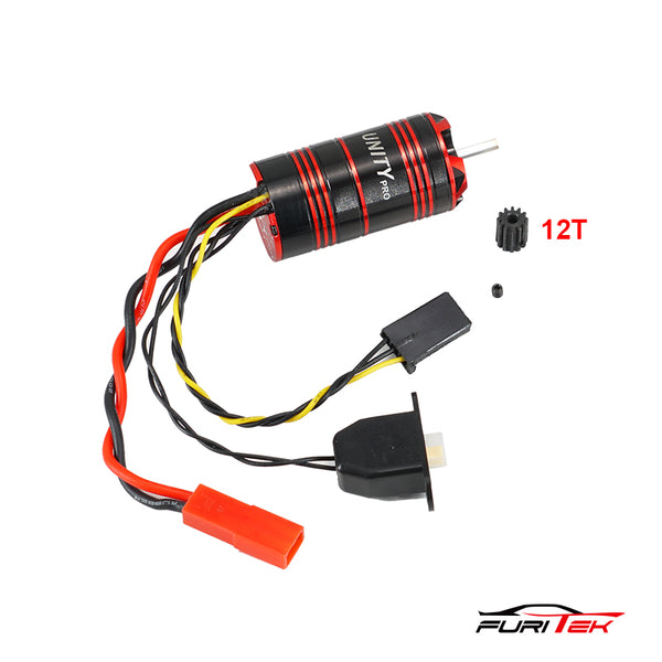 Furitek Mini Komodo Unity 2 In 1 Micro FOC Brushless 2500kv Per Traxxas TRX-4M