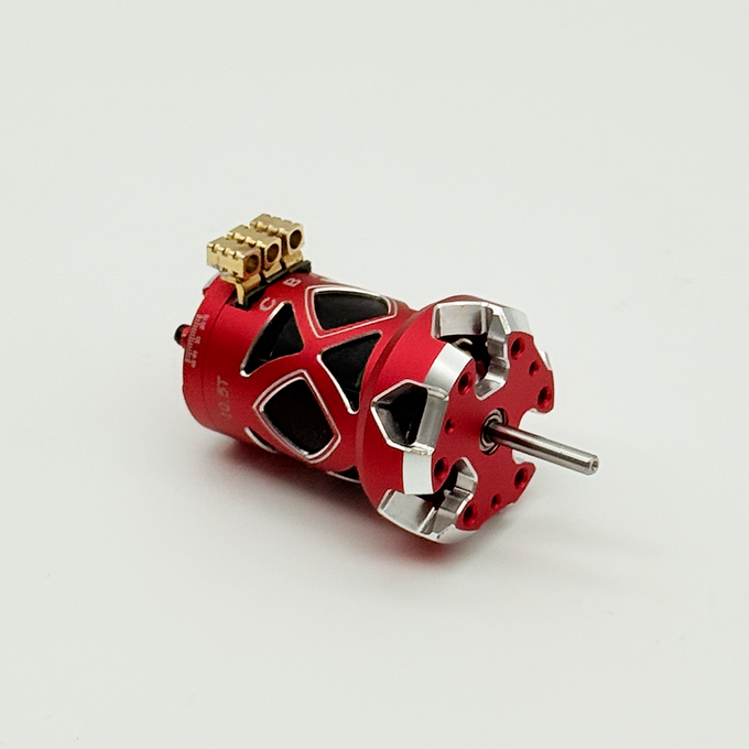 Furitek NANODRIVE 380 – 10.5T Sensored Brushless Motor for 1/10 Drift Cars (Red Edition)