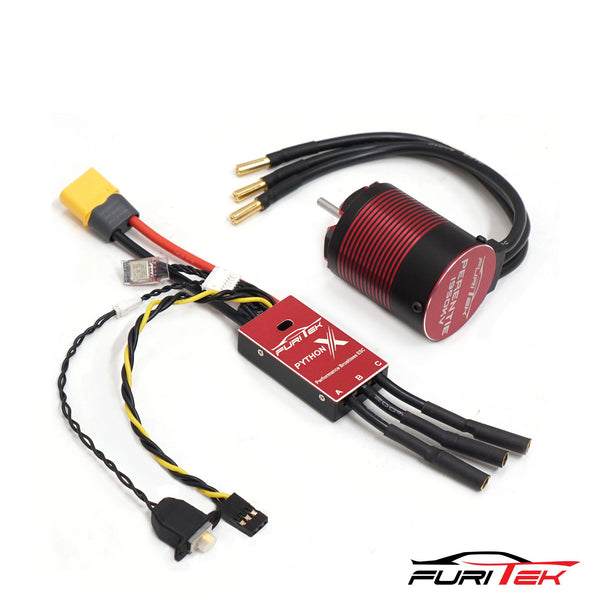 FURITEK PYTHON X BRUSHED/BRUSHLESS ESC WITH PERENTIE FOR 1/10 RC CRAWLERS