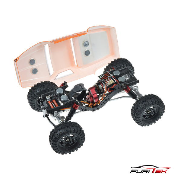 CAYMAN PRO V2 4x4 1/18 PREMIUM RC CRAWLER w/ TX/RX ORANGE VERSION – Furitek