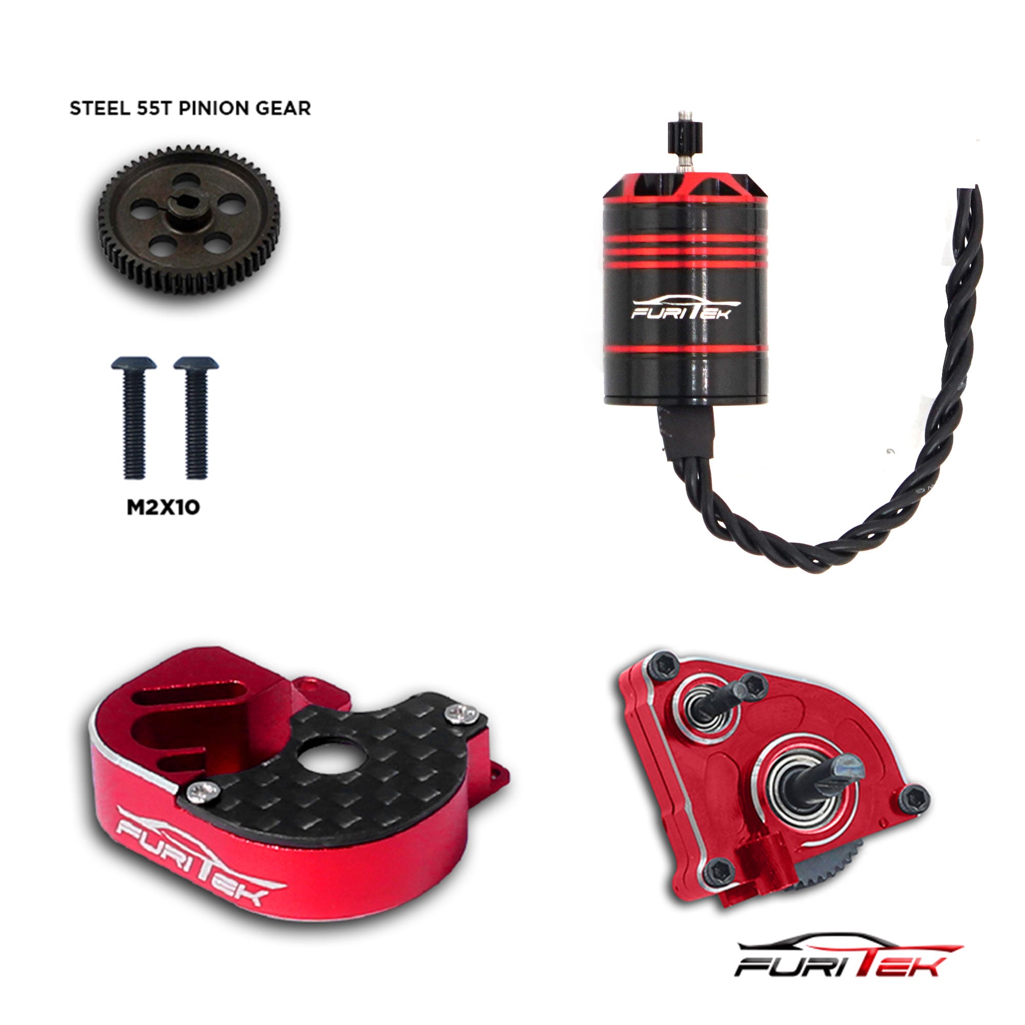 FURITEK MICRO STELLAR TRANSMISSION WITH CEDAR INRUNNER BRUSHLESS SETUP ...