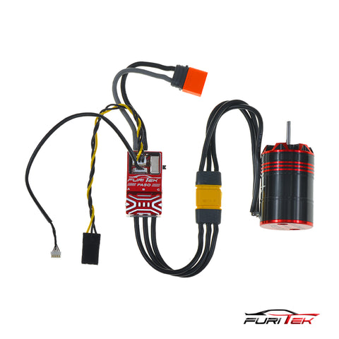 FURITEK アウトランナーモーターESCセット Furitek SlideVolt Combo Midnight Edition 1/10 Drift