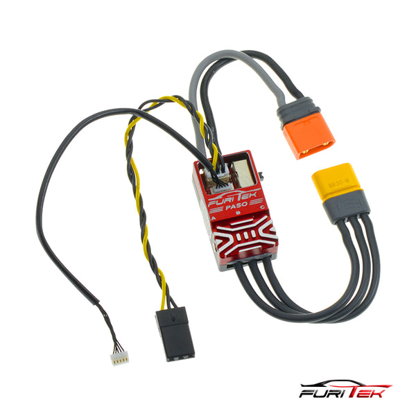 FURITEK PASO 40A/70A SENSORED/SENSORLESS ESC WITH WIRELESS COMBO FOR 1/18 1/12 RC Cars