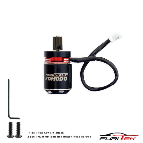 FURITEK MICRO KOMODO BRUSHLESS MOTOR WITH 11T BRASS PINION FOR TRX-4M