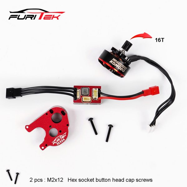 Furitek MicroSilk 2025 Brushless Power System with MicroPython and MiniKomodo For Axial SCX24