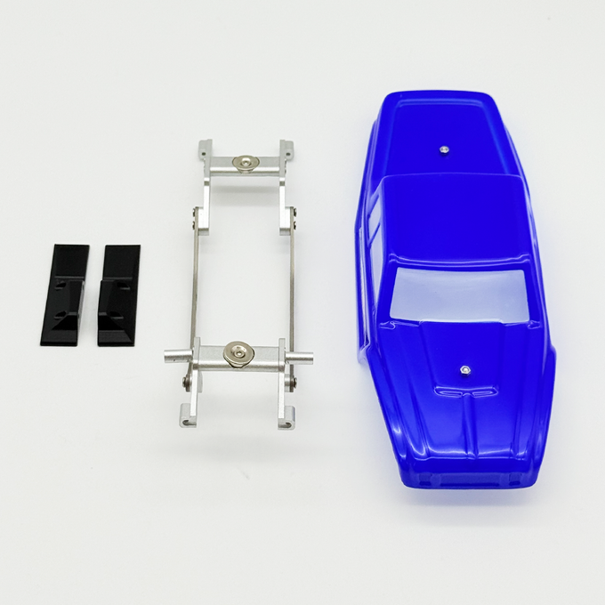 Furitek MANTIS LCG Competition Chassis Kit with BLUE Comp Body for SCX30
