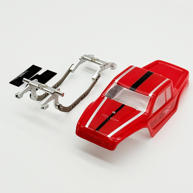 Furitek MANTIS LCG Competition Chassis Kit with Red Comp Body for SCX30