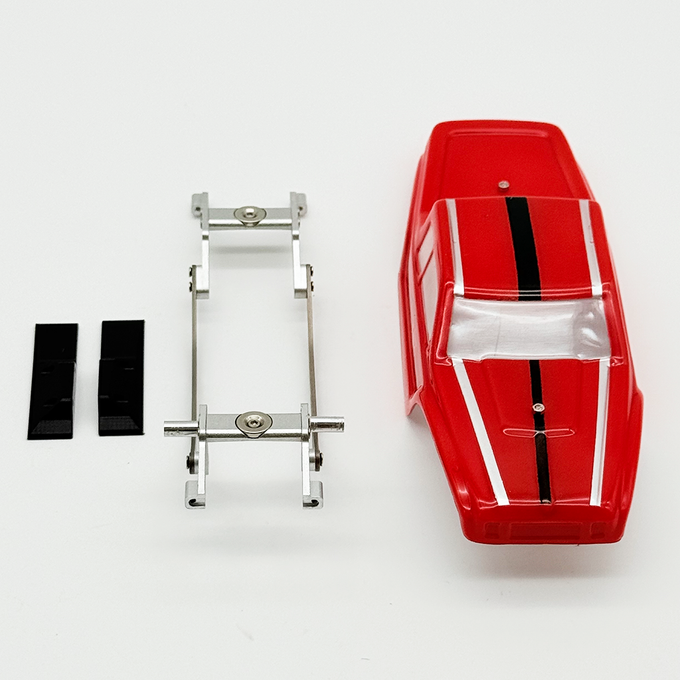 Lcg Comp Rig Body Furitek MANTIS LCG Competition Chassis Kit with Red Comp Body for SCX3