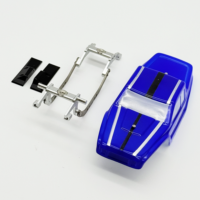 Furitek MANTIS LCG Competition Chassis Kit with BLUE Comp Body for SCX30