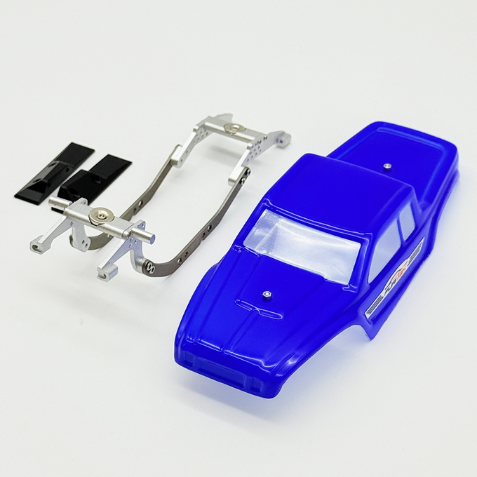 Furitek MANTIS LCG Competition Chassis Kit with BLUE Comp Body for SCX30