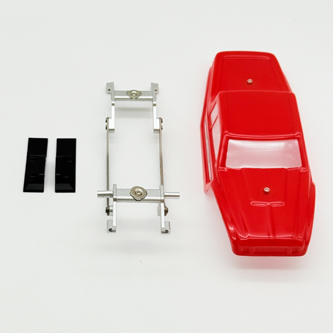 Furitek MANTIS LCG Competition Chassis Kit with Red Comp Body for SCX30