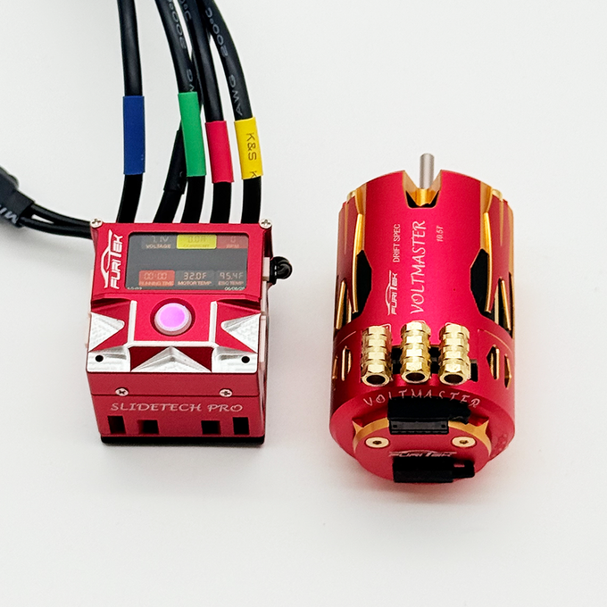 FURITEK SLIDEVOLT PRO 1/10 DRIFT ESC & MOTOR COMBO – RED