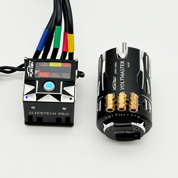FURITEK SLIDEVOLT PRO 1/10 DRIFT ESC & MOTOR COMBO – BLACK