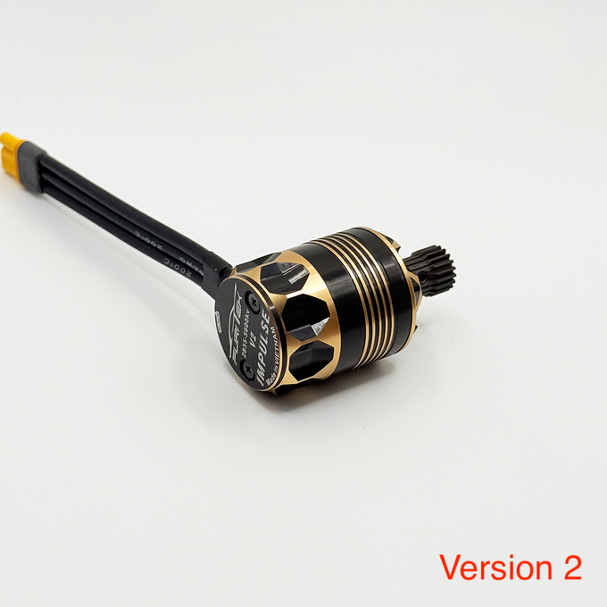 FURITEK BRUSHLESS SENSORED MOTOR IMPULSE 2835 1/8inch shaft w/Waterproof w/pinion 5600KV FOR 1/18 1/12 RC CAR
