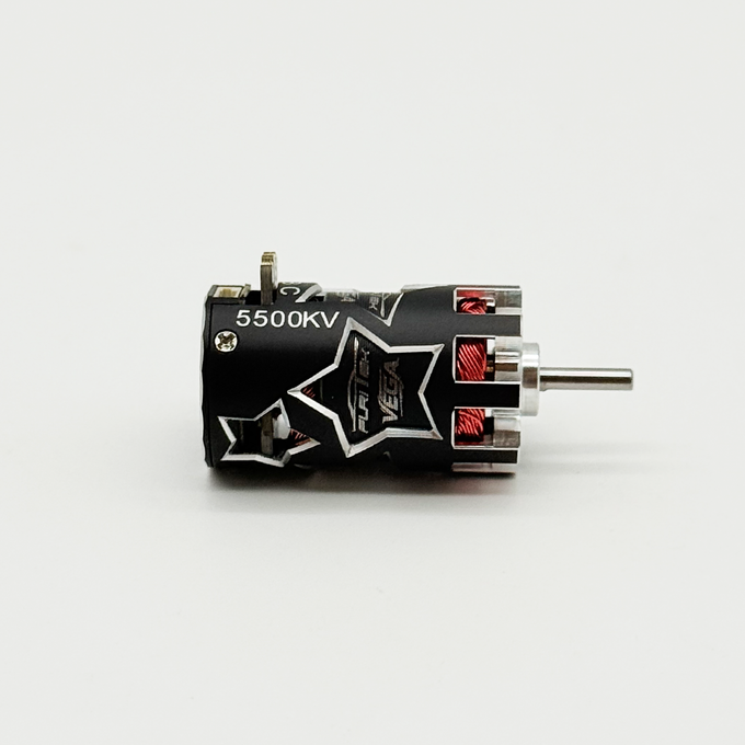 FURITEK VEGA 5500KV SENSORED BRUSHLESS MOTOR FOR 1/24 & 1/28 DRIFT/RACE RC CARS - BLACK EDITION