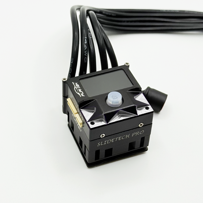 Furitek SlideTech PRO 1/10 Sensored ESC w/ OLED & Internal Fan – Drift & Stock Racing – Black Edition