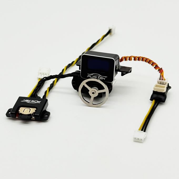 Furitek Tesla LCD Dashboard & Steering Servo Set for TITAN U4 ULTIMATE 24