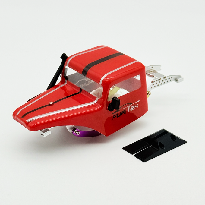 FURITEK MANTIS ROCK CAB LCG Competition Chassis Kit with RED Body for SCX30