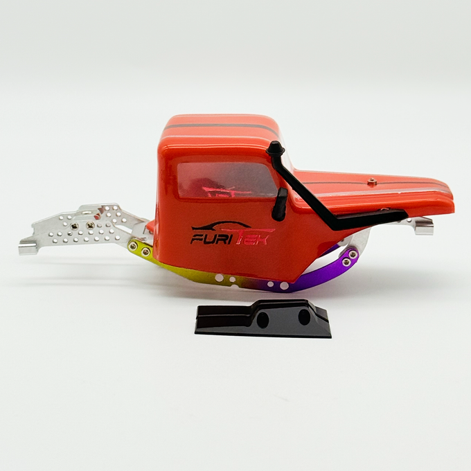 FURITEK MANTIS ROCK CAB LCG Competition Chassis Kit with Orange Body for SCX30