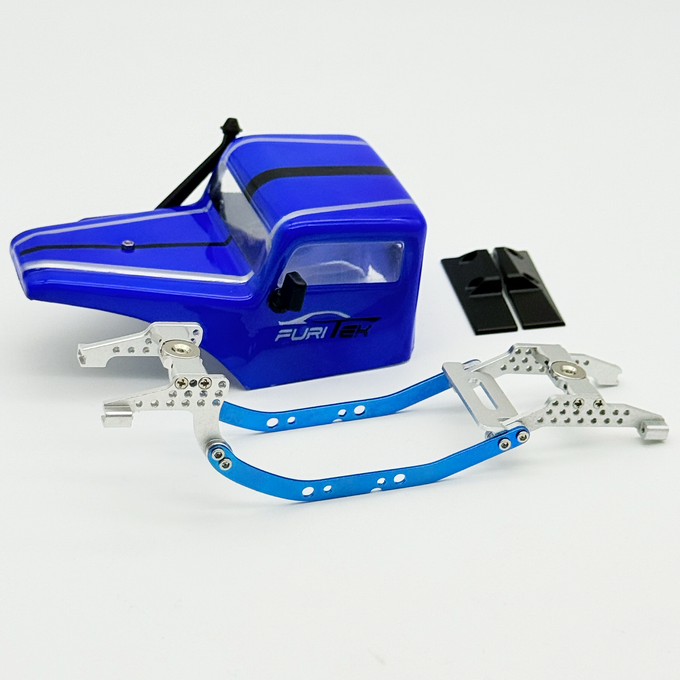 FURITEK MANTIS ROCK CAB LCG Competition Chassis Kit with Blue Body for SCX30