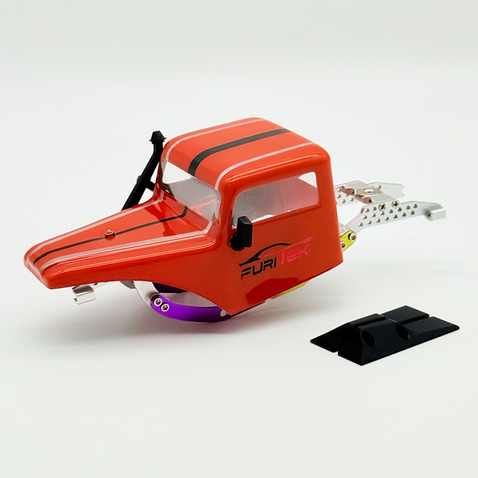 FURITEK MANTIS ROCK CAB LCG Competition Chassis Kit with Orange Body for SCX30