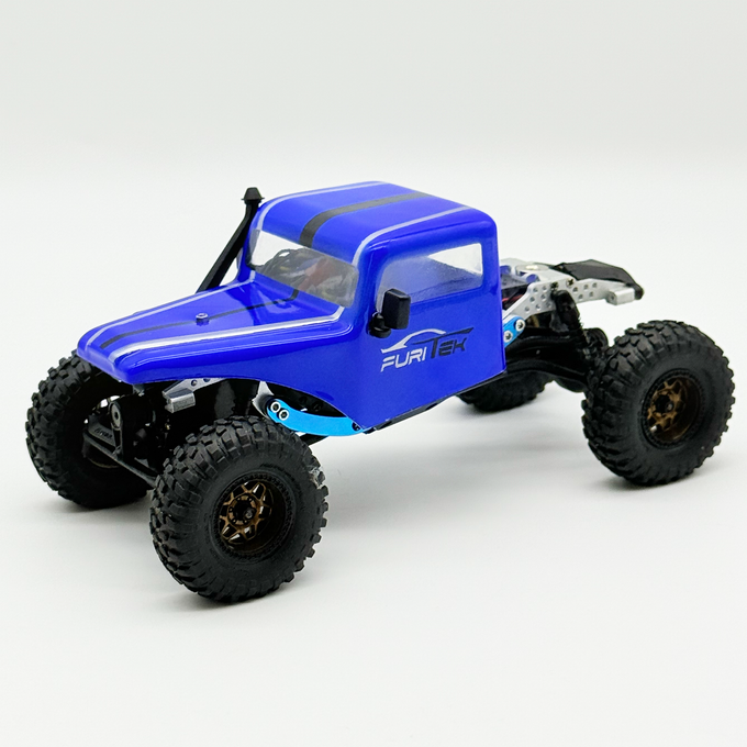 FURITEK MANTIS ROCK CAB LCG Competition Chassis Kit with Blue Body for SCX30