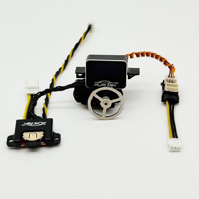 Furitek Tesla LCD Dashboard & Steering Servo Set for TITAN U4 ULTIMATE 24