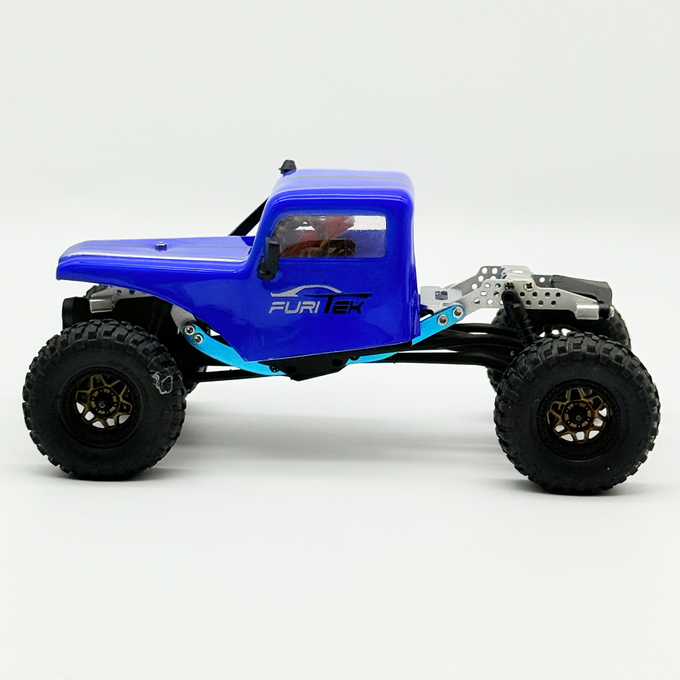 FURITEK MANTIS ROCK CAB LCG Competition Chassis Kit with Blue Body for SCX30