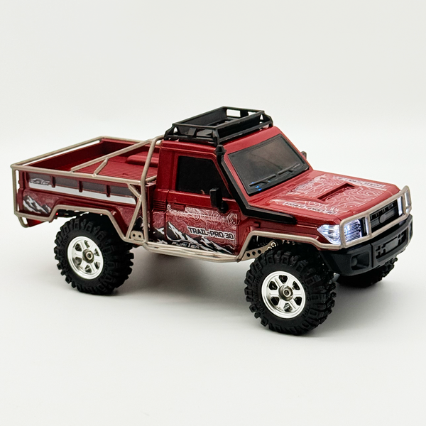 FURITEK Scale Titanium Roll Cage for KRAWL 30 TRAIL PRO PICKUP - Raw Titanium