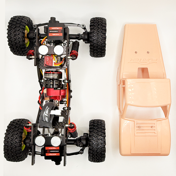 Furitek TerraX Active Pro 4WS – 1/18 ARTR Crawler Champagne Nude Edition