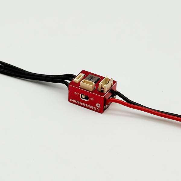 FURITEK MICROBEAST 2S LIPO 25A/50A BRUSHLESS SENSORED ESC AND WIRELESS MODULE  FOR Mini -Z/DRIFT, RED Edition