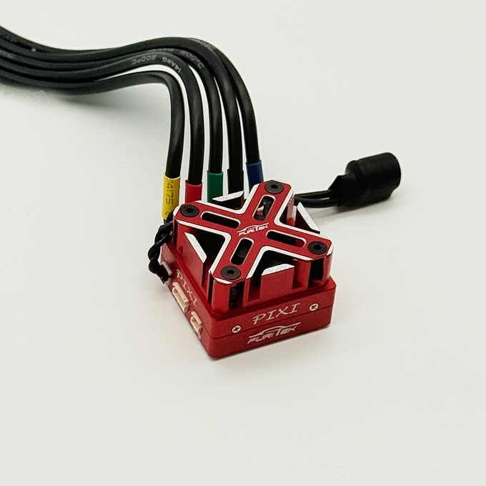 Furitek PIXI Drift RED Edition w/ WiFi Module & FAN – Sensored ESC for 1/10 Cars