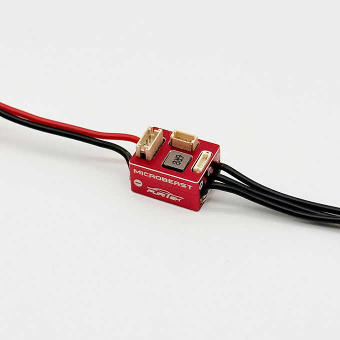 FURITEK MICROBEAST 2S LIPO 25A/50A BRUSHLESS SENSORED ESC AND WIRELESS MODULE  FOR Mini -Z/DRIFT, RED Edition