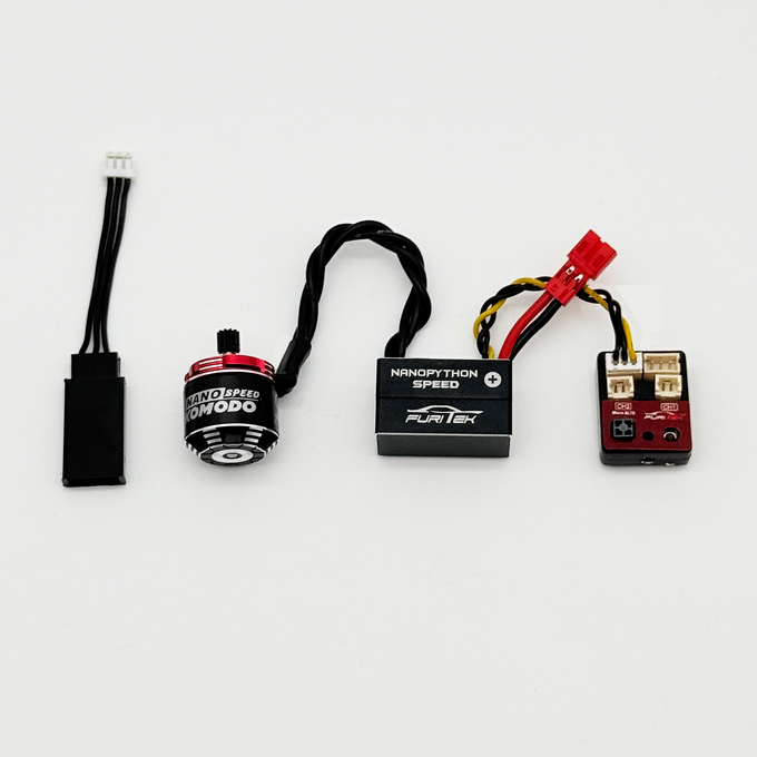 Furitek NanoModo SPEED 2026 Stock TX Plug & Play Control System (ESC + Brushless Motor + RX)  for Axial SCX30
