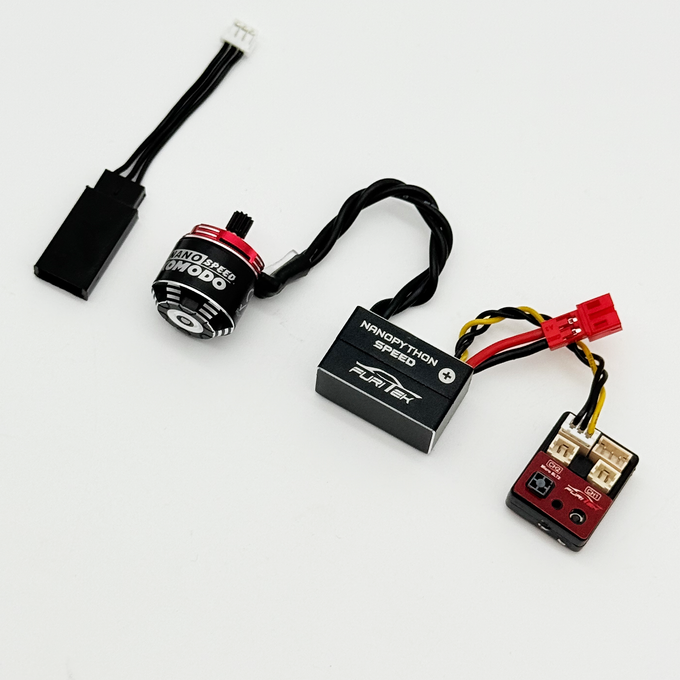 Furitek NanoModo SPEED 2026 Stock TX Plug & Play Control System (ESC + Brushless Motor + RX)  for Axial SCX30