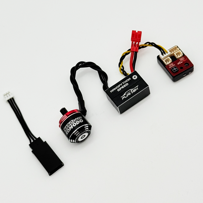 Furitek NanoModo SPEED 2026 Stock TX Plug & Play Control System (ESC + Brushless Motor + RX)  for Axial SCX30