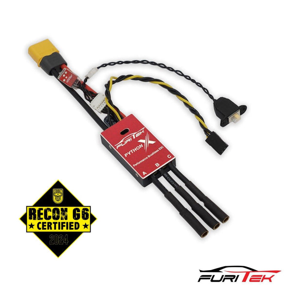 FURITEK PYTHON X 80A/120A BRUSHED/BRUSHLESS ESC FOR 1/10 RC CRAWLERS WITH WIRELESS APP