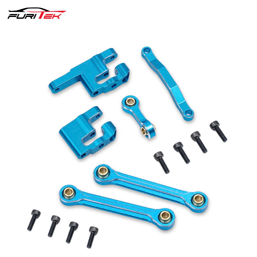 Furitek AluminaSpeed Aluminum Upgrade Combo For 1/18 Mojave GROM RC Car - Red Ultimate Parts Kit