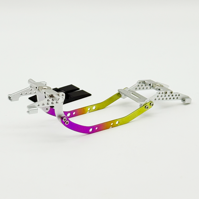 FURITEK MANTIS LCG COMPETITION CHASSIS KIT FOR SCX30 - Gold Purple TITANIUM EDITION