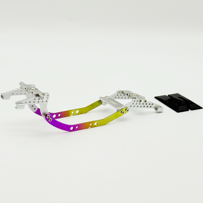 FURITEK MANTIS LCG COMPETITION CHASSIS KIT FOR SCX30 - Gold Purple TITANIUM EDITION