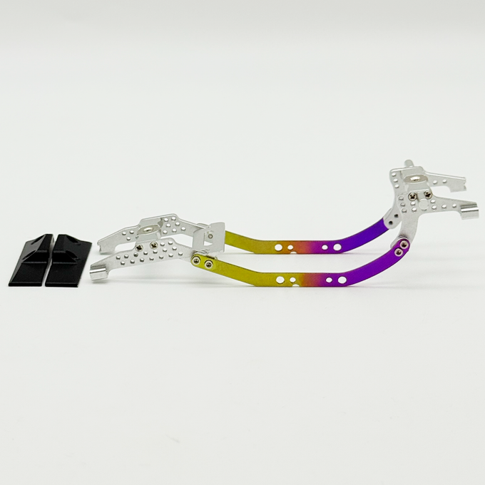 FURITEK MANTIS LCG COMPETITION CHASSIS KIT FOR SCX30 - Gold Purple TITANIUM EDITION