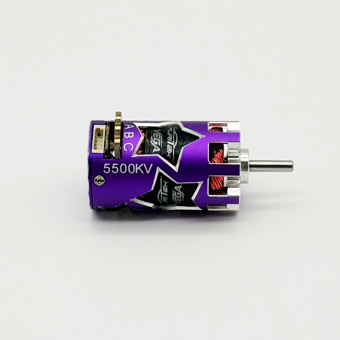 FURITEK VEGA 5500KV SENSORED BRUSHLESS MOTOR FOR 1/24 & 1/28 DRIFT/RACE RC CARS - PURPLE EDITION
