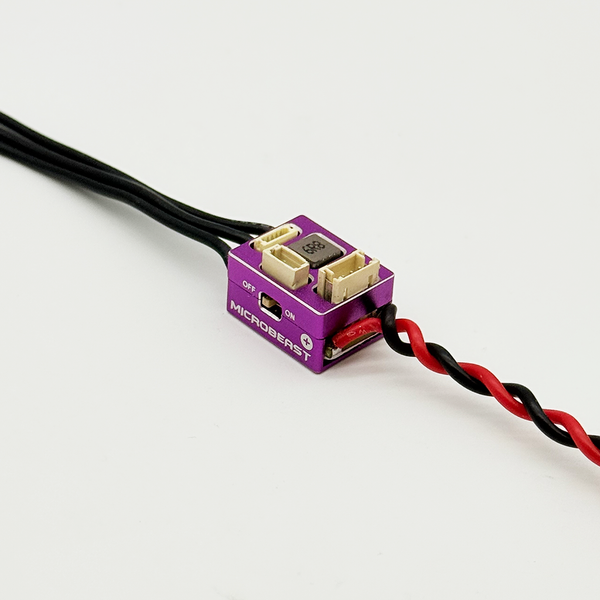 FURITEK MICROBEAST 2S LiPo 25A/50A Brushless ESC with WIFI Module for 1/24 & 1/28 Drift/Race Cars - Sensored/Sensorless, PURPLE Edition