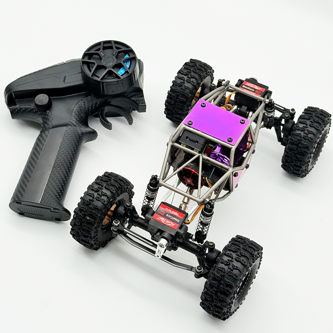 Limited Edition Furitek Titan Buggy 18 – ARTR Titanium Purple Edition w/ Active Pro 4WS & Micro Tesla DigiBoard