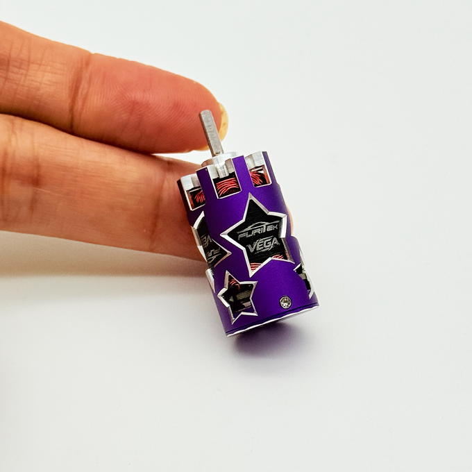 FURITEK VEGA 5500KV SENSORED BRUSHLESS MOTOR FOR 1/24 & 1/28 DRIFT/RACE RC CARS - PURPLE EDITION