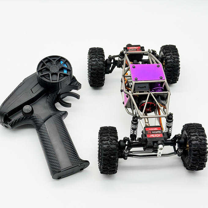 Limited Edition Furitek Titan Buggy 18 – ARTR Titanium Purple Edition w/ Active Pro 4WS & Micro Tesla DigiBoard