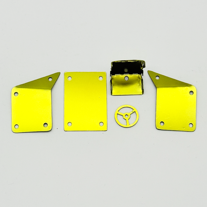 Furitek Titanium Panel Set Gold for Titan Buggy 18